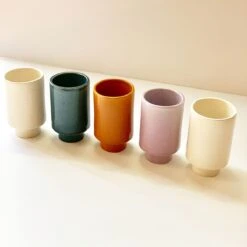 Jungalow Kaya Solid Ceramic Cups By Justina Blakeney™ -Jungalow 00