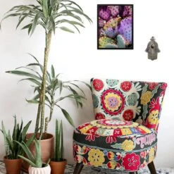 Rainbow Cactus Art Print By Justina Blakeney -Jungalow 00 c2454781 7395 4211 8567 455ee1329c6c