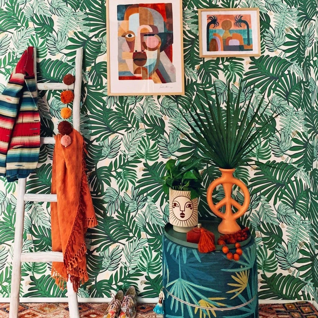 Jungalow Spice Ombre Pom Pom Mini Garland By Like A Lion™ 6 Jungalow Spice Ombre Pom Pom Mini Garland By Like A Lion™ - Image 4