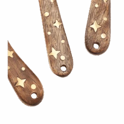 Nakshatra Stars Cheese Knives Set Of 3 - Wood, Brass Inlay -Jungalow 166063 6b606014 a891 4b53 9f64 8ce3e9361bad PhotoRoom