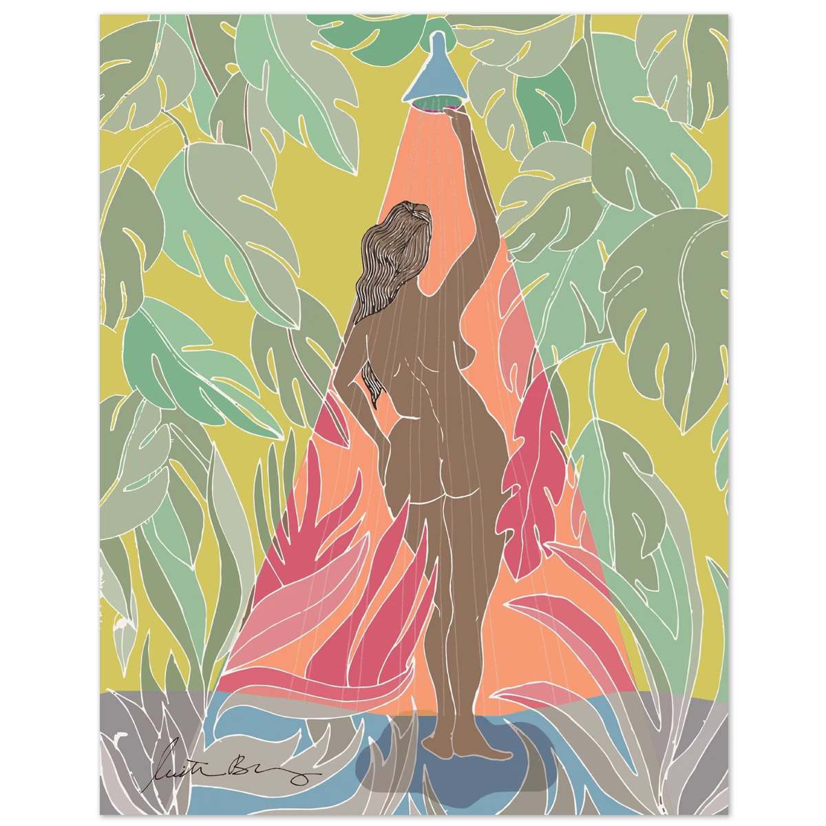 Shower Goals Art Print By Justina Blakeney 4 Shower Goals Art Print By Justina Blakeney - Image 2