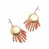 Chaya Beaded Coin Drop Earrings - Gold, Coral 1 Chaya Beaded Coin Drop Earrings - Gold, Coral -Jungalow 259459 773661af df8d 4235 8240 769d5cade7c1 PhotoRoom 1