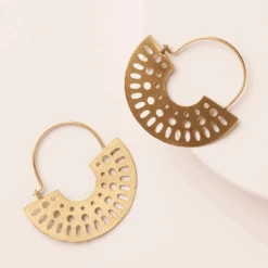 Abhaya Cutout Gold Hoop Earrings -Jungalow 259471 PhotoRoom 1