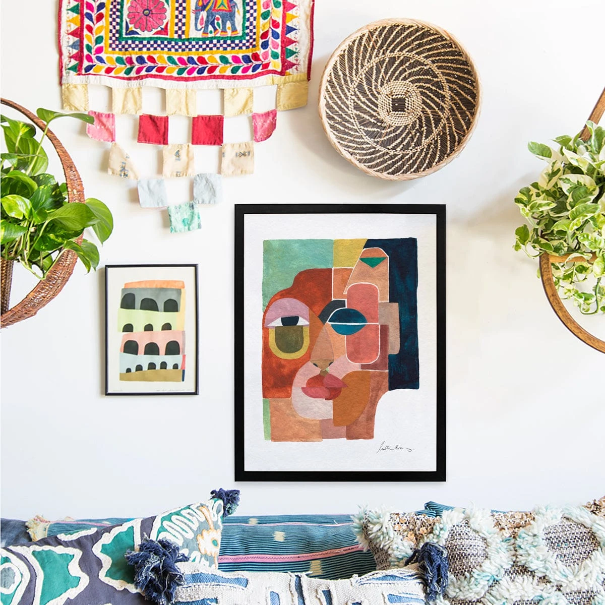 Face 2 Art Print By Justina Blakeney 6 Face 2 Art Print By Justina Blakeney - Image 4