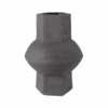 Oujda Hexagon Black Ceramic Vase -Jungalow 3267 2 1 PhotoRoom 6a54452e 6c71 4d27 9f02 d2080a029053