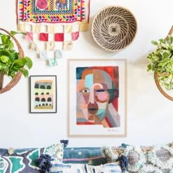 Face 3 Art Print By Justina Blakeney 11 Face 3 Art Print By Justina Blakeney -Jungalow 3 2 2ed2d8ea f929 4ee2 ae81 6658da071dc1