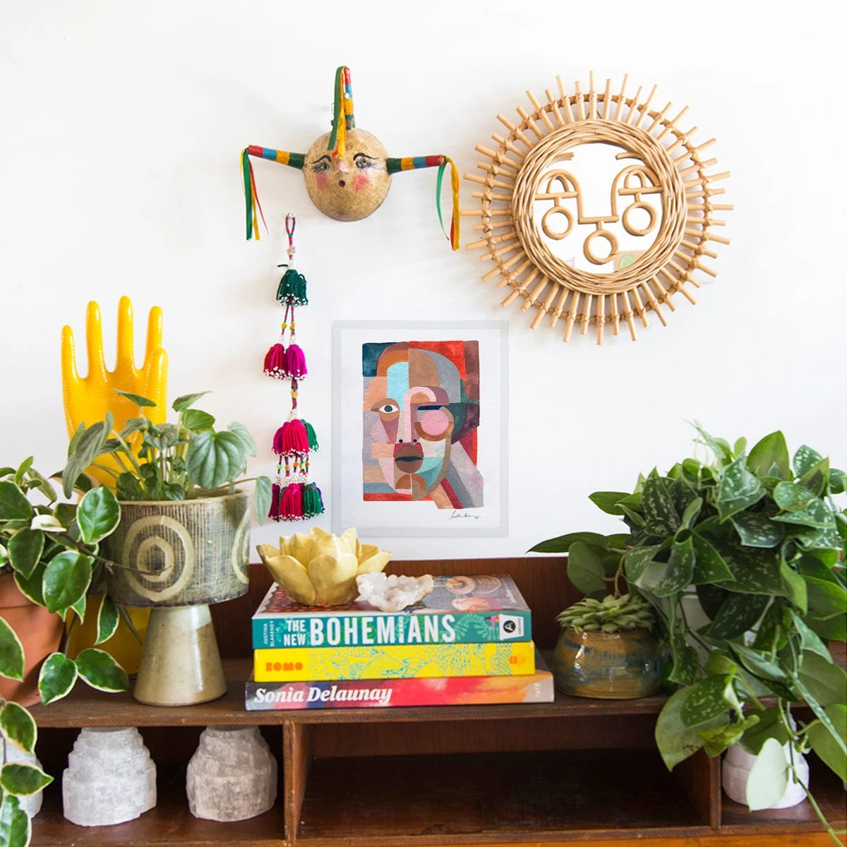 Face 3 Art Print By Justina Blakeney 8 Face 3 Art Print By Justina Blakeney - Image 6