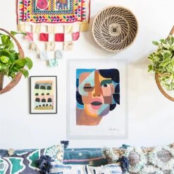 Face 4 Art Print By Justina Blakeney 13 Face 4 Art Print By Justina Blakeney -Jungalow 4 dbf2e8c3 241b 434b 89df e054e807b4cb