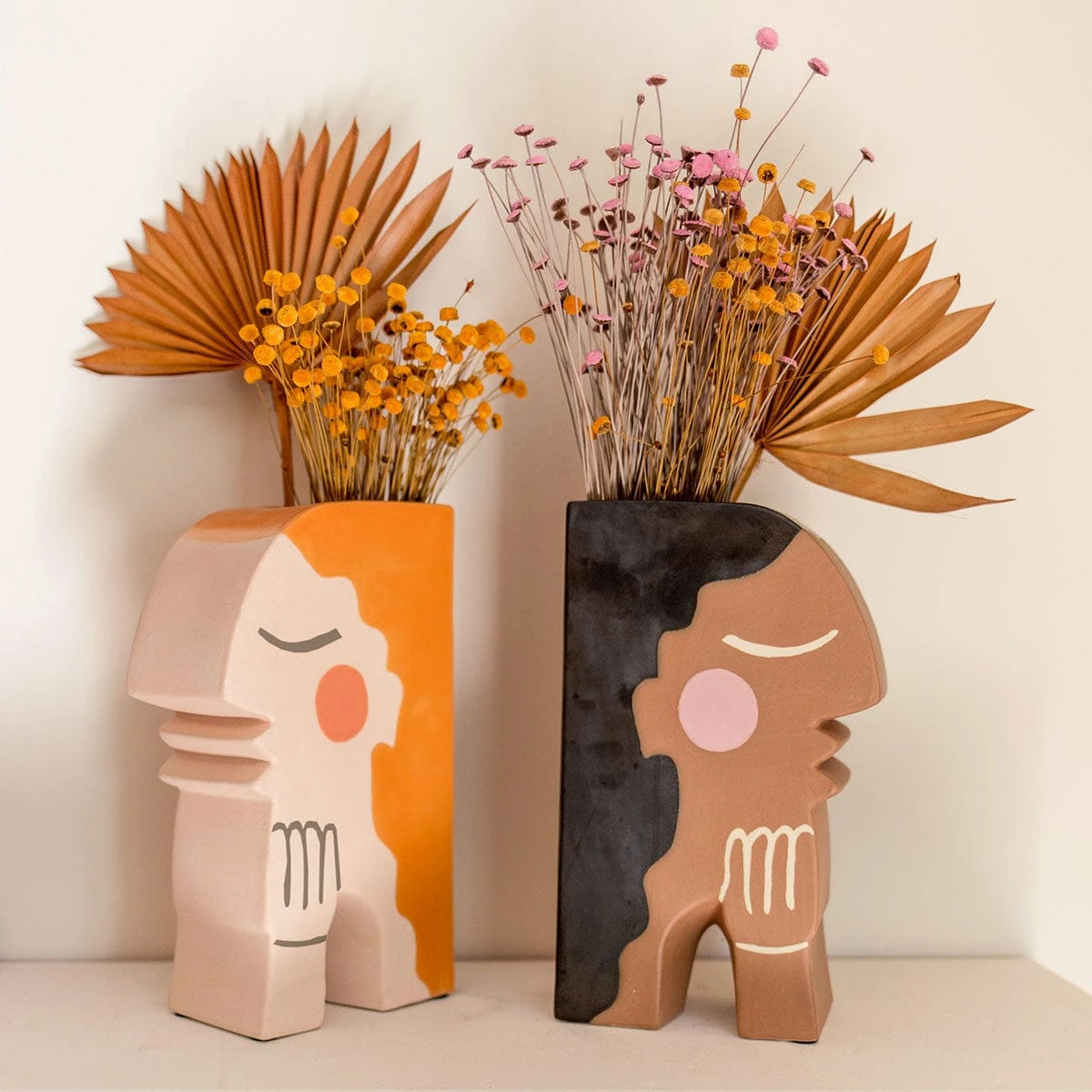 Jungalow Face Bookend Vase By Justina Blakeney™ 7 Jungalow Face Bookend Vase By Justina Blakeney™ - Image 5