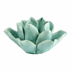 Handcrafted Lotus Tea Light Holder