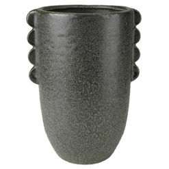 Agadir Black Ceramic Vase