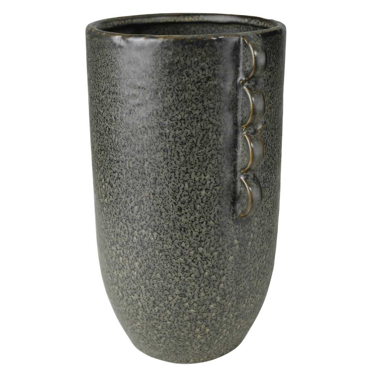 Agadir Black Ceramic Vase 4 Agadir Black Ceramic Vase - Image 2