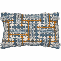 Blue Rabia Lumbar Pillow