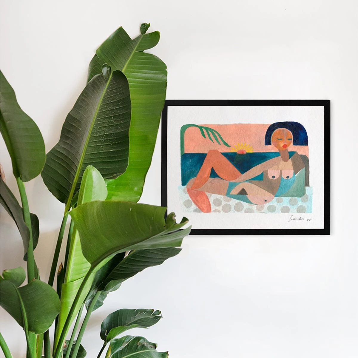 Nude Beach At Sunset Art Print By Justina Blakeney 5 Nude Beach At Sunset Art Print By Justina Blakeney - Image 3
