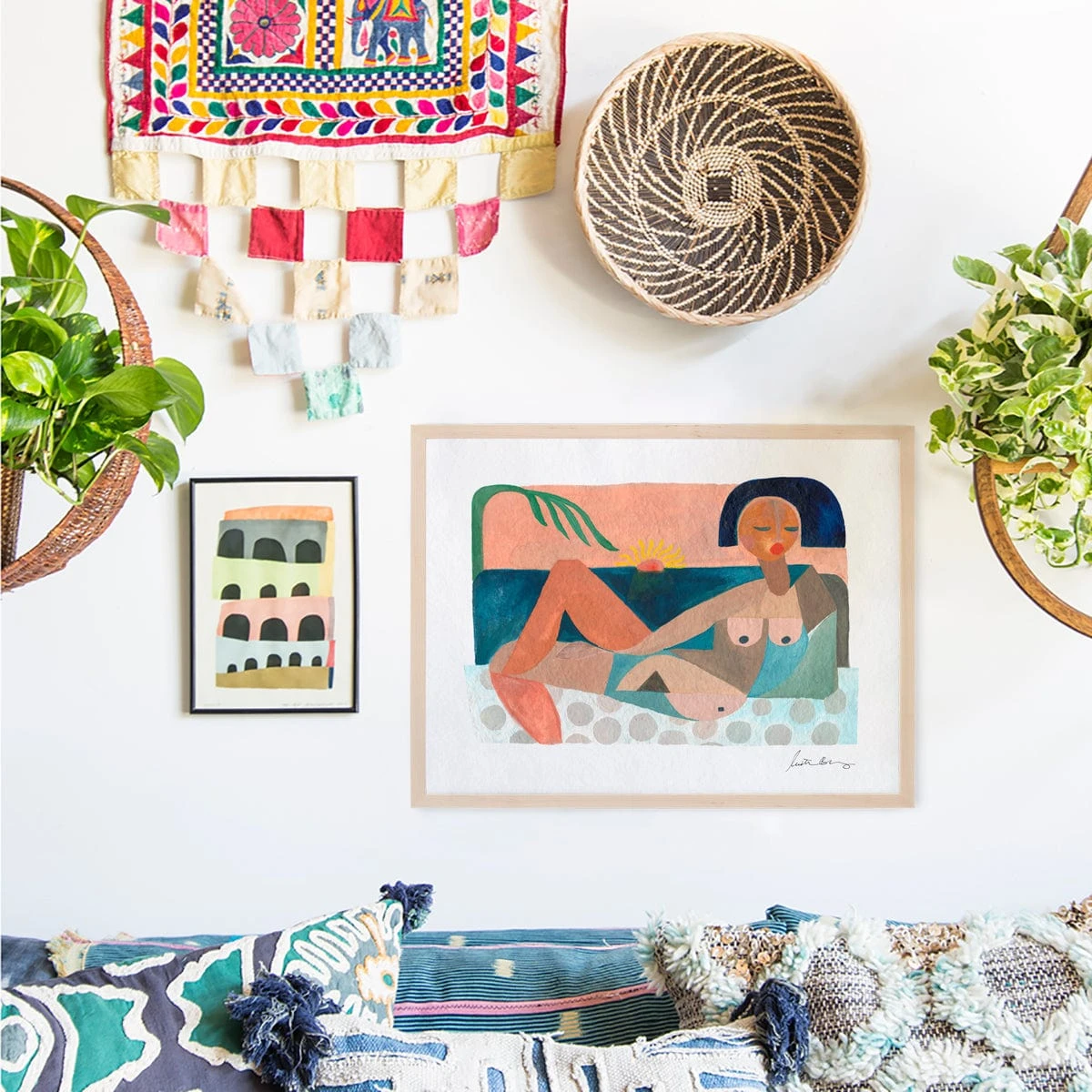 Nude Beach At Sunset Art Print By Justina Blakeney 7 Nude Beach At Sunset Art Print By Justina Blakeney - Image 5