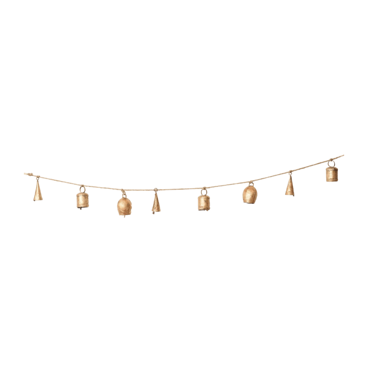 Ekaj Rustic Bell Hanging Garland 3 Ekaj Rustic Bell Hanging Garland