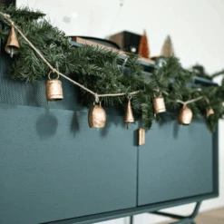 Ekaj Rustic Bell Hanging Garland 8 Ekaj Rustic Bell Hanging Garland -Jungalow CWB103 3 PhotoRoom