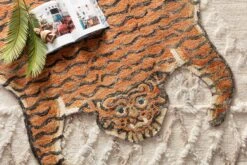 Chubby Tangerine Tiger Rug By Justina Blakeney® X Loloi -Jungalow FEROFER 05TG00 4