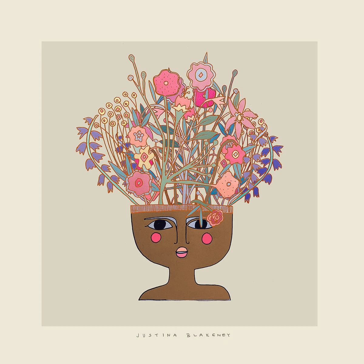 Flower Thinker 1 Art Print By Justina Blakeney 3 Flower Thinker 1 Art Print By Justina Blakeney