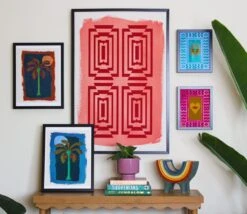 Geomara Art Print By Jungalow® 7 Geomara Art Print By Jungalow® -Jungalow Gallery wall1