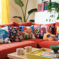 Suz Hook Pillow In Midnight By Jungalow® -Jungalow Hook Pillow edit09