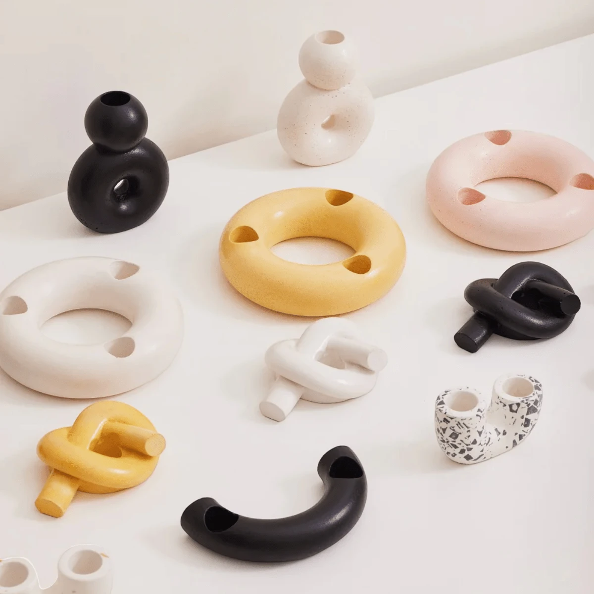 Mustard Knot Candle Holder 4 Mustard Knot Candle Holder - Image 2