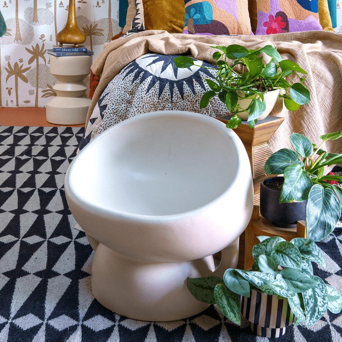 Jungalow Cloud Mali Mushroom Stool By Justina Blakeney™ 4 Jungalow Cloud Mali Mushroom Stool By Justina Blakeney™ - Image 2