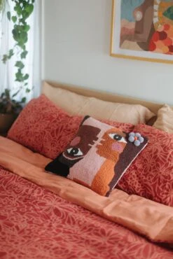 Birds And Bees Duvet Cover Set In Poppy By Jungalow® -Jungalow Jungalow April 2023 08