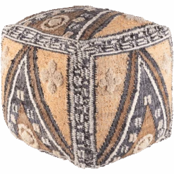 Jute Tan Pouf 11 Jute Tan Pouf -Jungalow LUPF003 181818 PhotoRoom