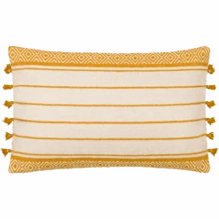 Faiza Tassel Lumbar Pillow