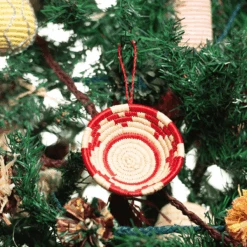 Ruby Red Bowl Ornament