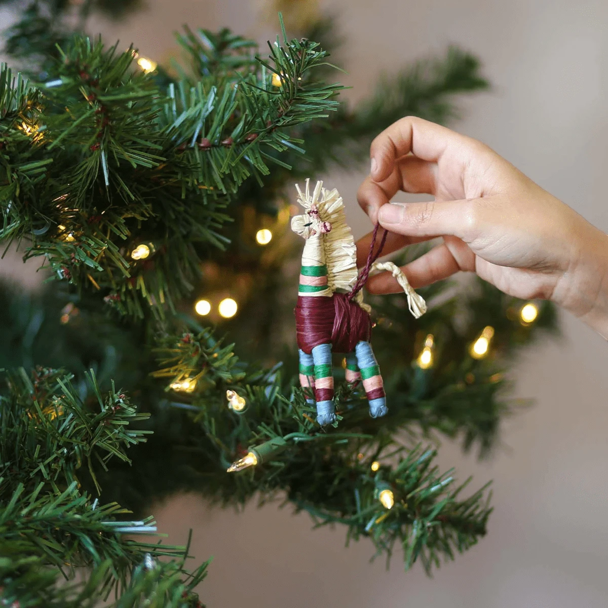 Garnet & Green Giraffe Holiday Ornament 4 Garnet & Green Giraffe Holiday Ornament - Image 2