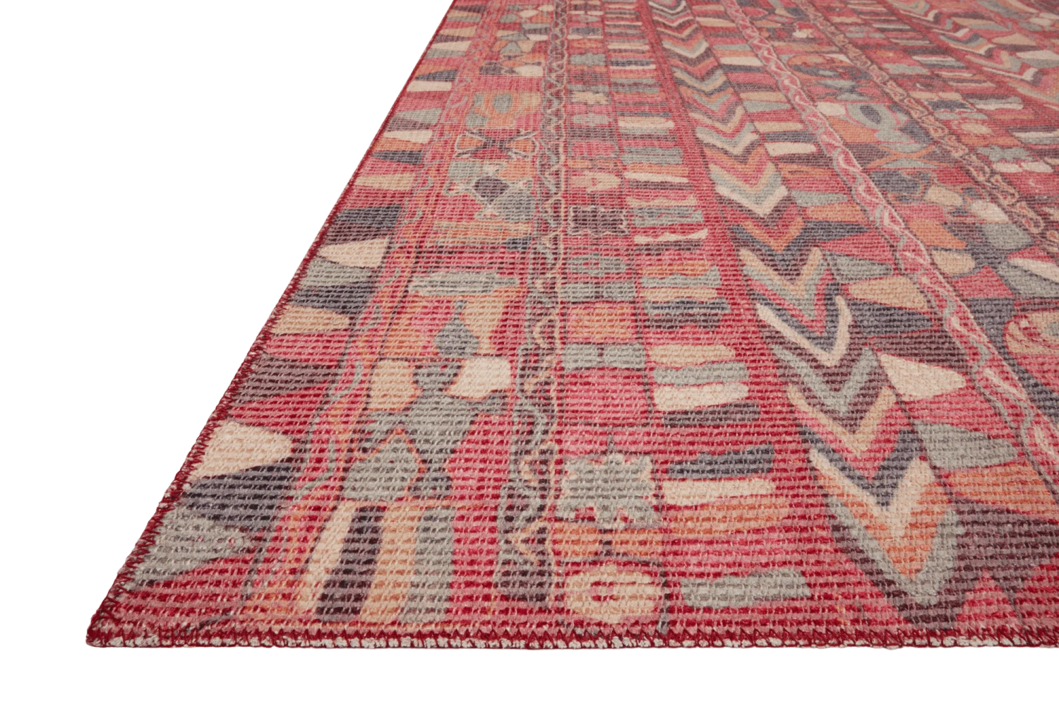 Malik Fuchsia Rug By Justina Blakeney® X Loloi 5 Malik Fuchsia Rug By Justina Blakeney® X Loloi - Image 3