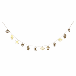 Iron Hamsa + Evil Eye Wall Hanging