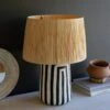Araceli Paper Mache Black & White Table Lamp -Jungalow NAST1002 1 PhotoRoom e31b5e35 03ab 4b40 a557 179ac717aa7f