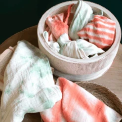 Poppy Hand Dyed Tea Towel Set -Jungalow NRV2350 8 PhotoRoom