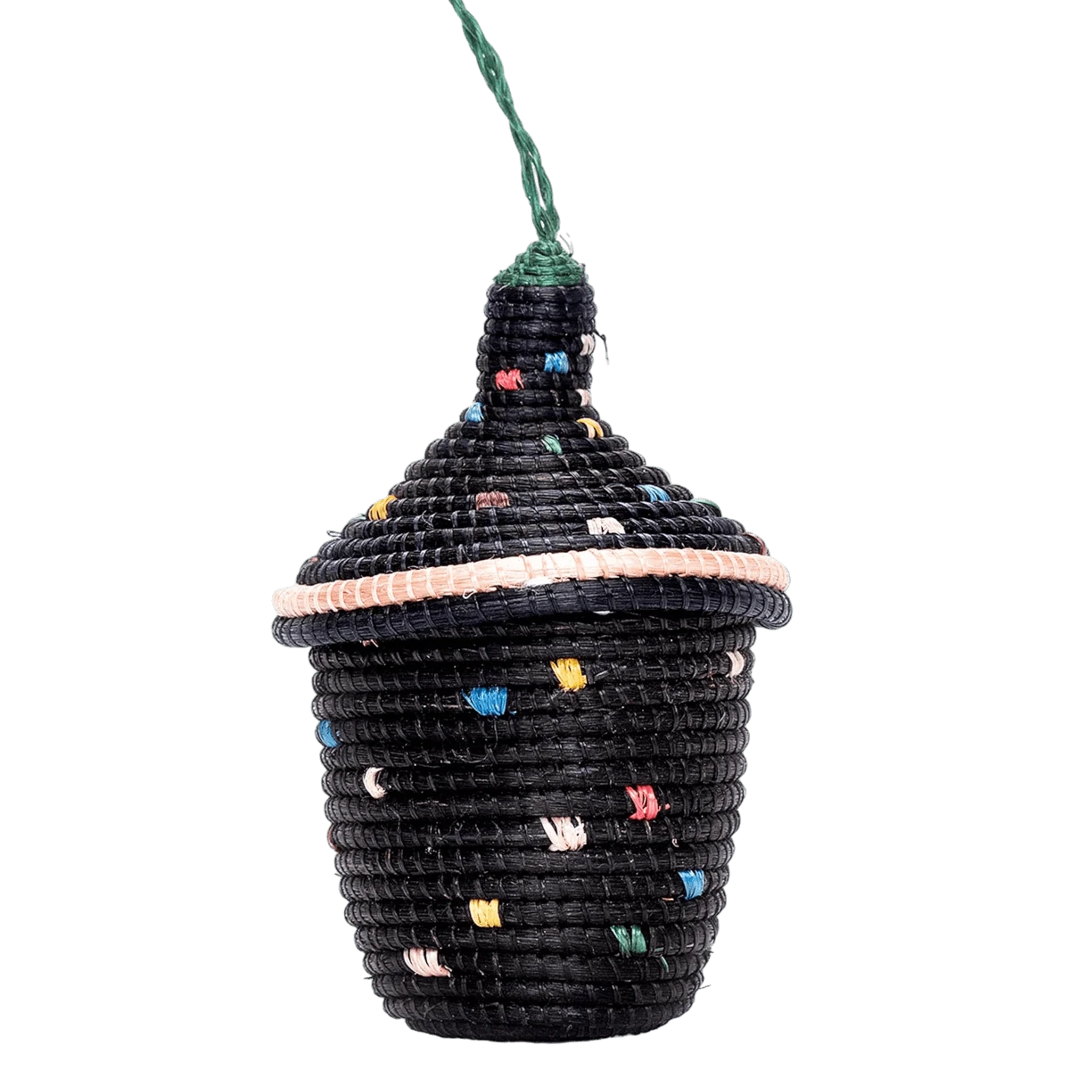 Neon & Black Basket Trio Ornaments 5 Neon & Black Basket Trio Ornaments - Image 3