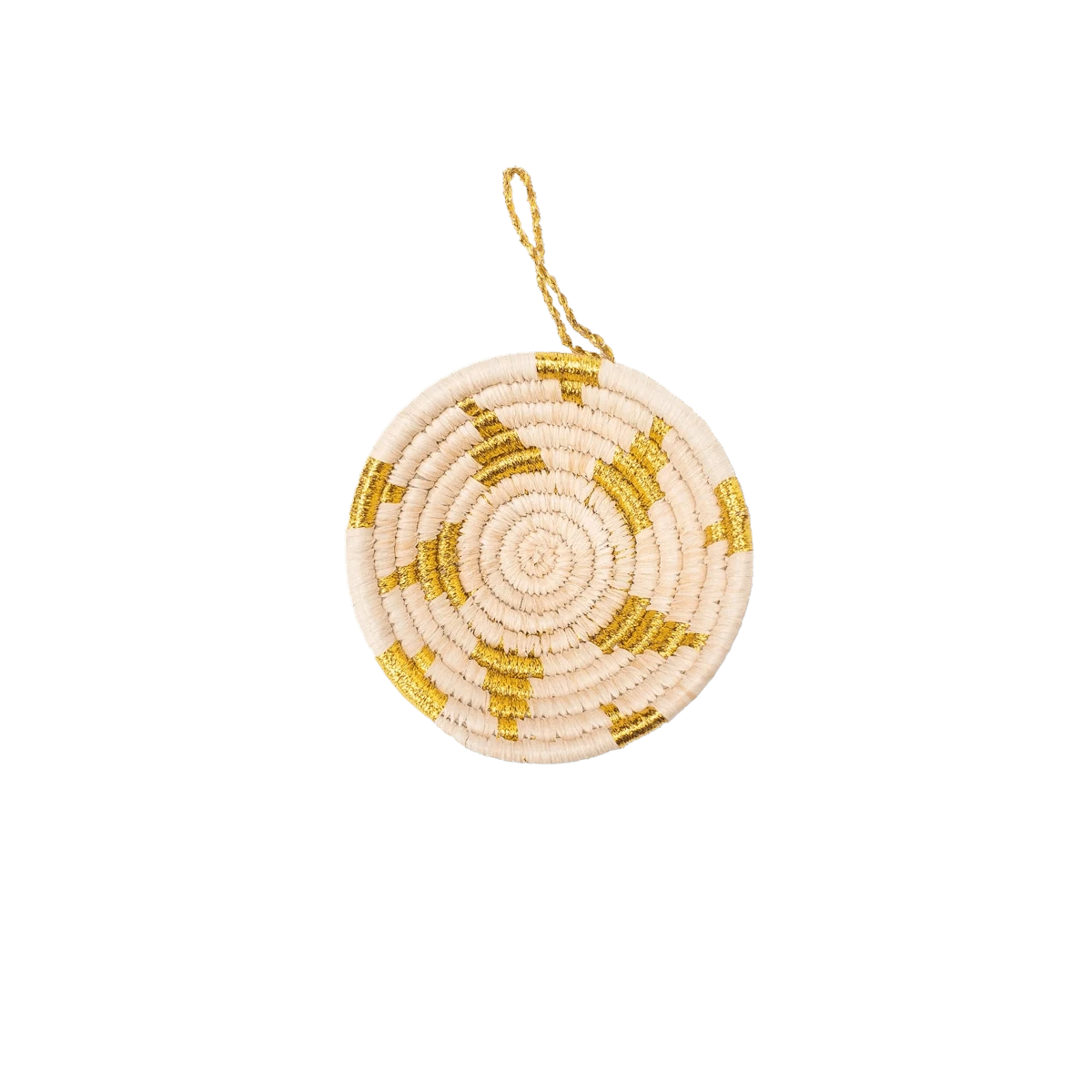 Reflective Gold Spiral Bowl Ornament 4 Reflective Gold Spiral Bowl Ornament - Image 2
