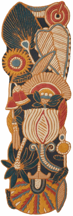 Optimism Denim Rug By Justina Blakeney® X Loloi -Jungalow OPTMOPT 03DESS alternate 21 PhotoRoom