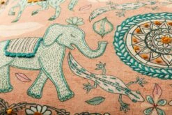 Peach Ele Pillow By Justina Blakeney® X Loloi -Jungalow P012P0957SAMLPI15 hover 20