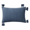 Stone Blue Embroidered Pillow By Justina Blakeney® X Loloi -Jungalow P012PJB0036BB00PI15 primary PhotoRoom