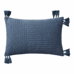 Stone Blue Embroidered Pillow By Justina Blakeney® X Loloi