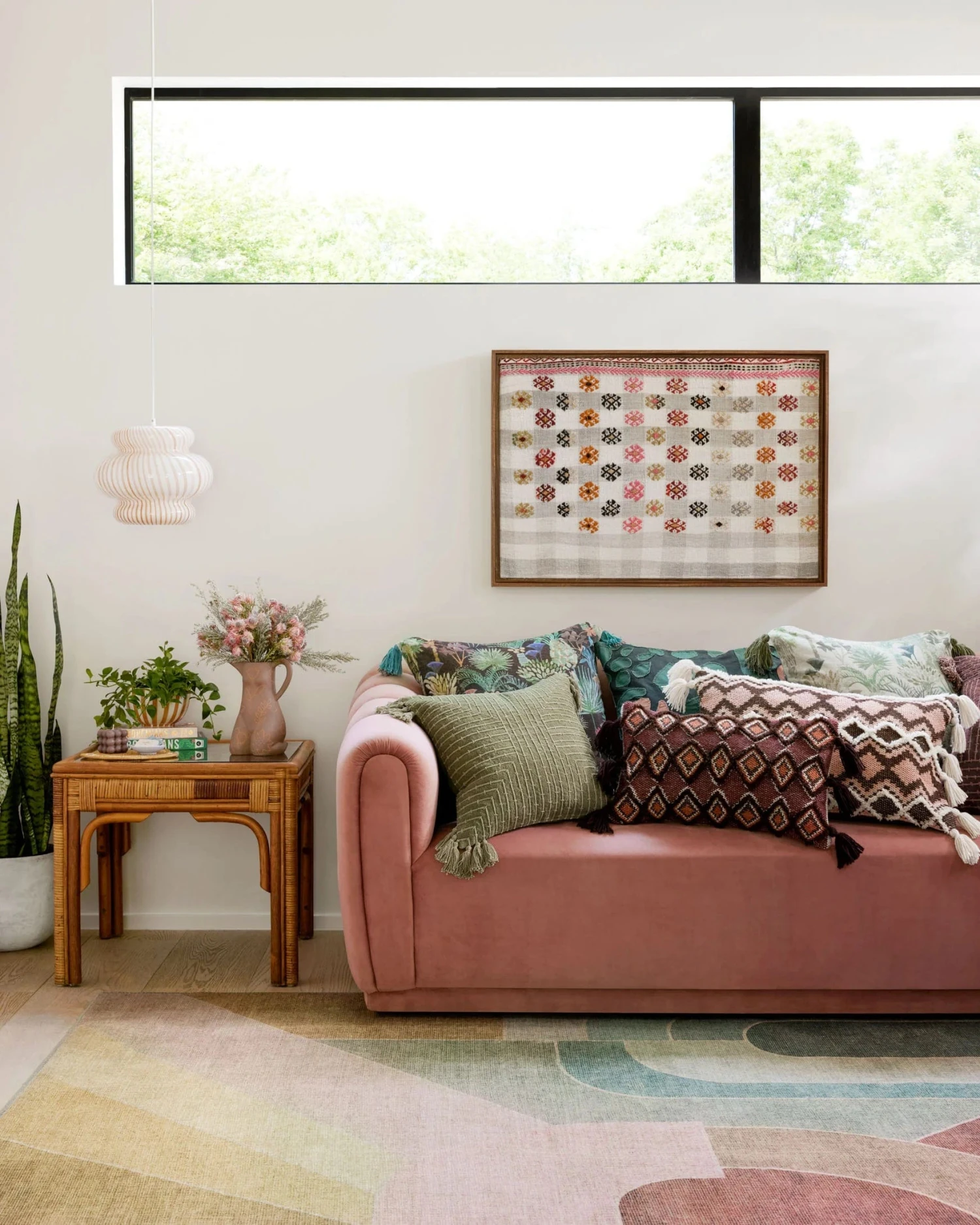 Amalia Pillow In Teal + Clay By Justina Blakeney® X Loloi 6 Amalia Pillow In Teal + Clay By Justina Blakeney® X Loloi - Image 4