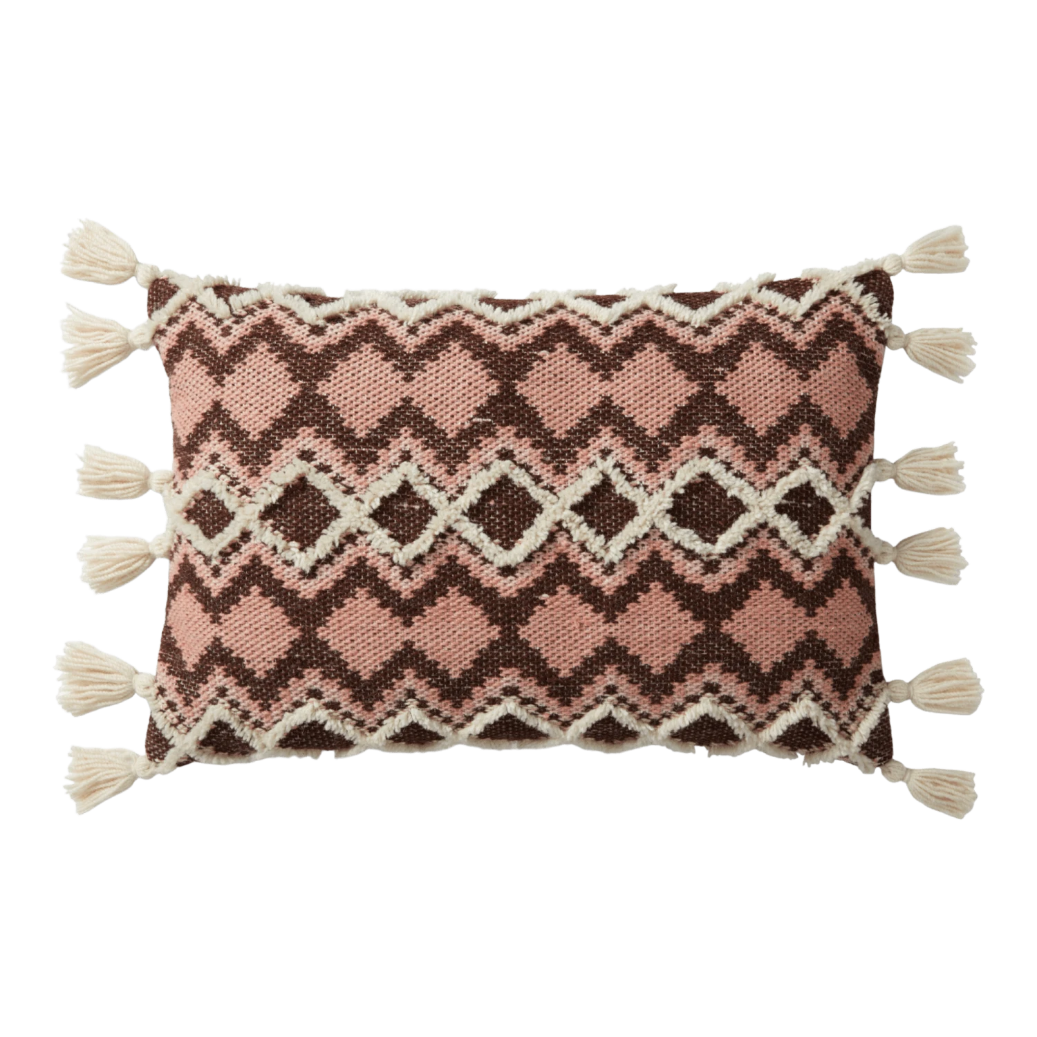 Desert Diamond Woven Pillow By Justina Blakeney® X Loloi 3 Desert Diamond Woven Pillow By Justina Blakeney® X Loloi