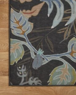 Pisolino Black Rug By Justina Blakeney® X Loloi 11 Pisolino Black Rug By Justina Blakeney® X Loloi -Jungalow PISOPSO 07BLML 25