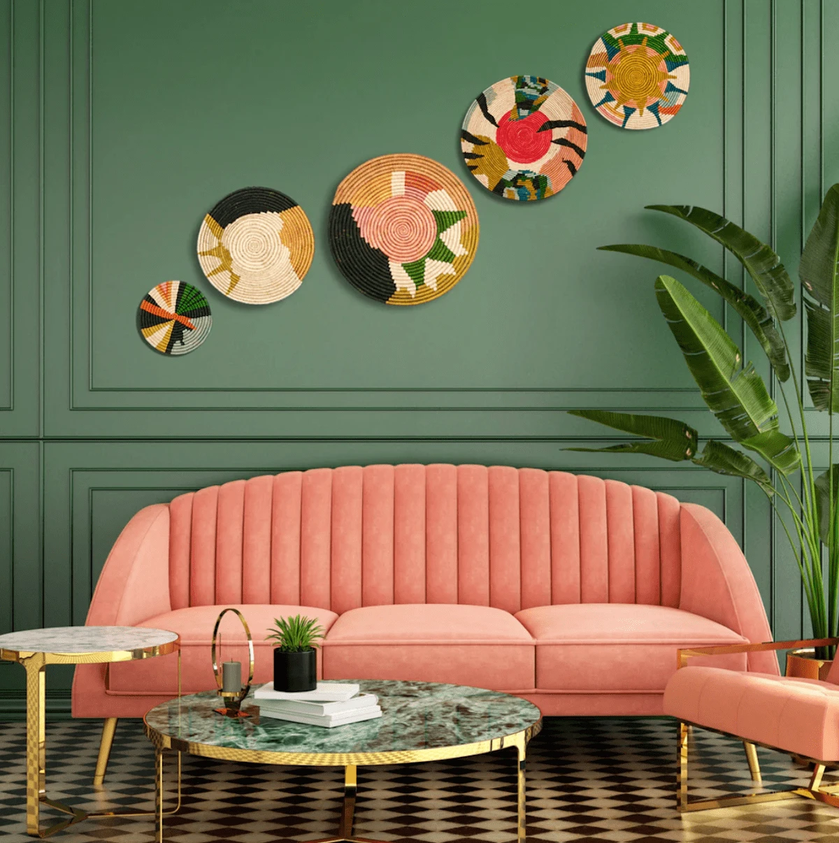 Kezia Vibrant Wall Basket 5 Kezia Vibrant Wall Basket - Image 3