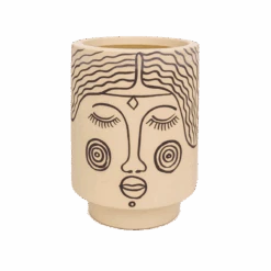 Jungalow Agatha Kaya Face Vase By Justina Blakeney™ -Jungalow agathaplanter1