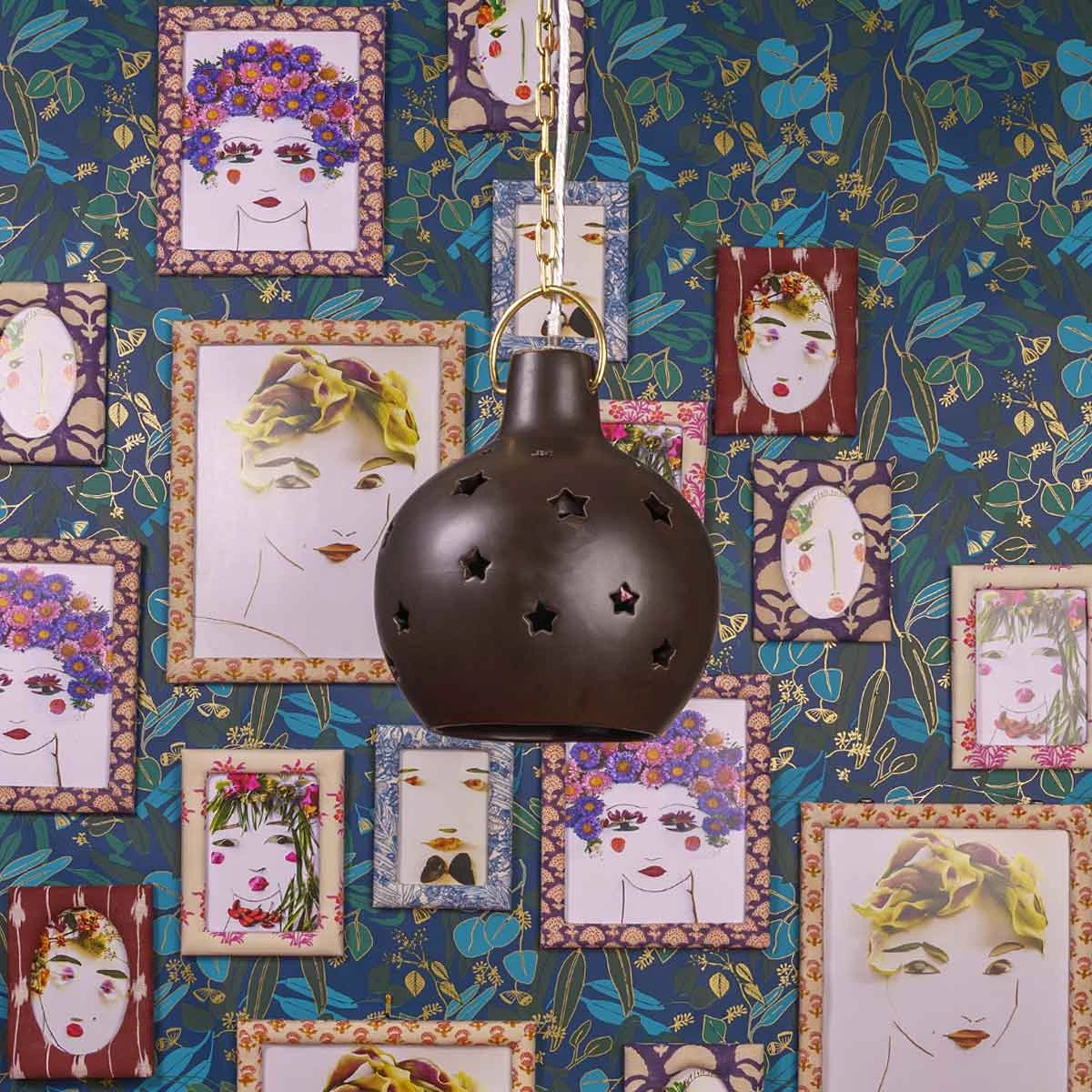 Jungalow Almada Star Pendant In Charcoal By Justina Blakeney™ 4 Jungalow Almada Star Pendant In Charcoal By Justina Blakeney™ - Image 2