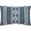 Blue Rahela Lumbar Pillow -Jungalow asb001 1420 PhotoRoom