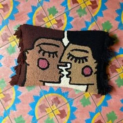 Bacio Hook Pillow By Jungalow® -Jungalow bacio2